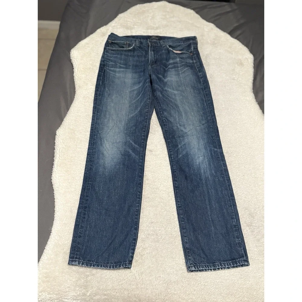 Lucky Brand 121 Heritage Slim Men's Blue Denim Jeans Size 34x32 Cotton Pants
